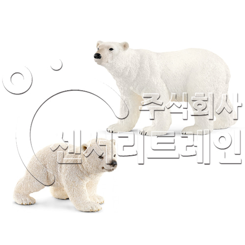 북극곰 가족(2종)